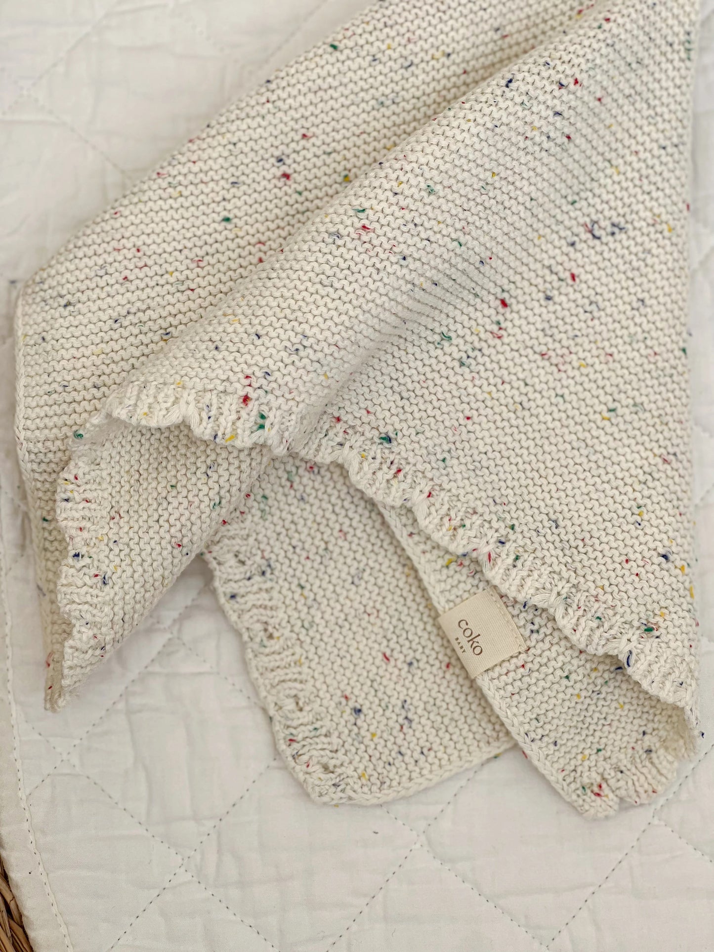 Heirloom Bunny Comforter - Milk