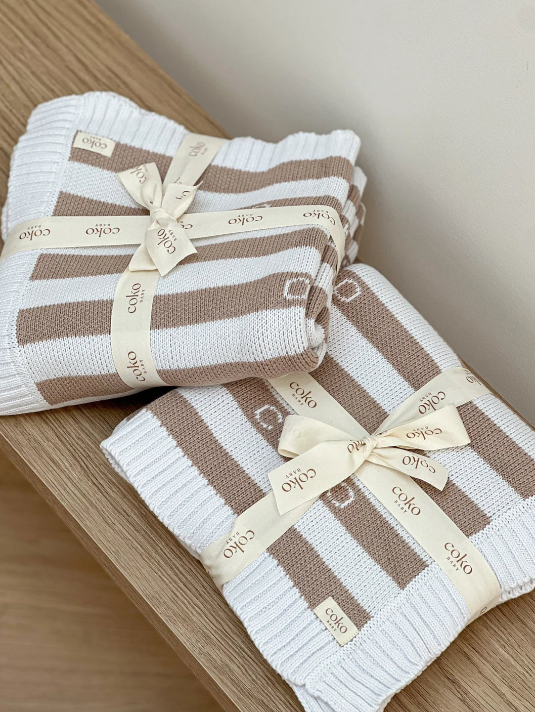 CK Striped Blanket