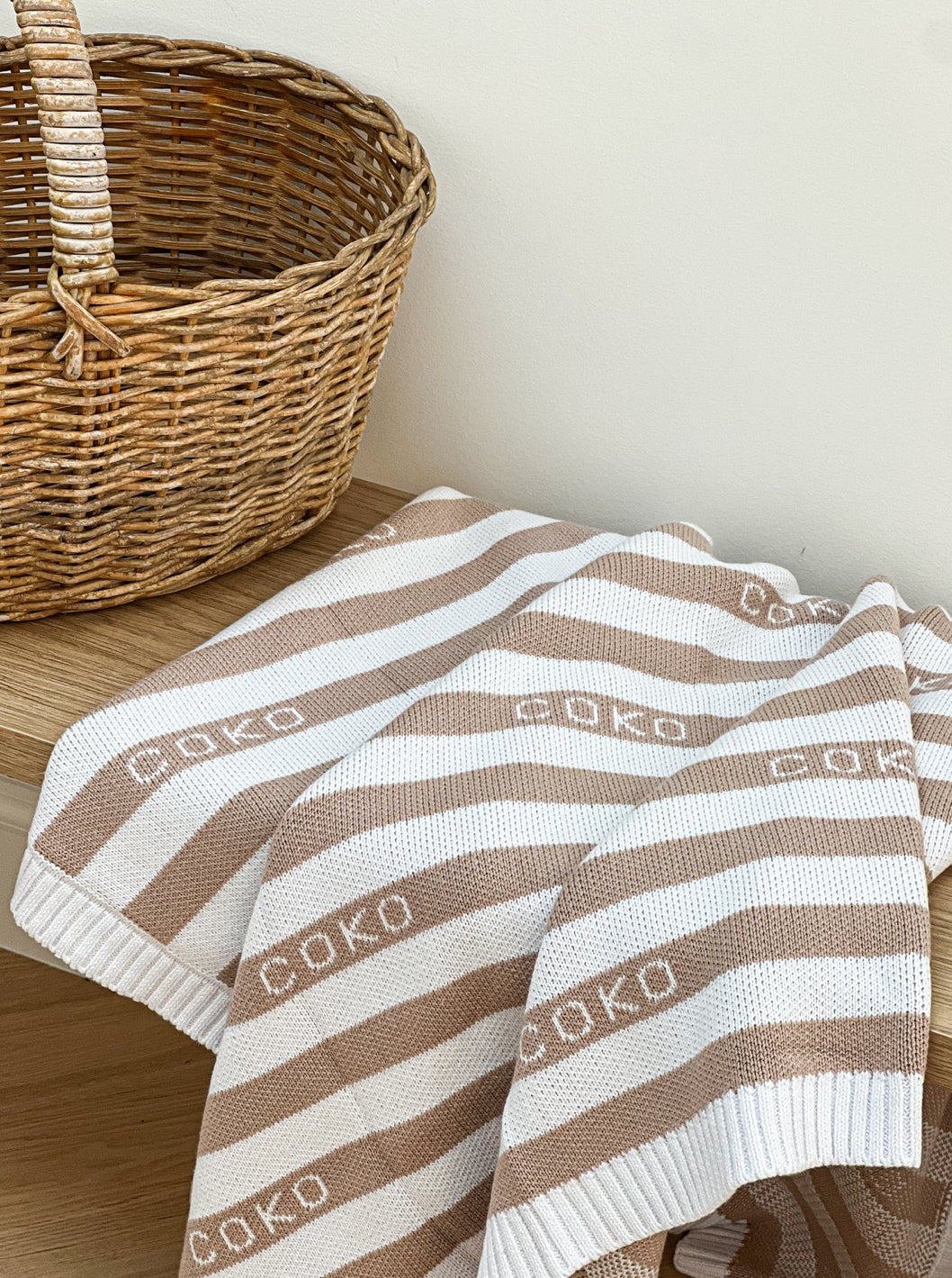 CK Striped Blanket